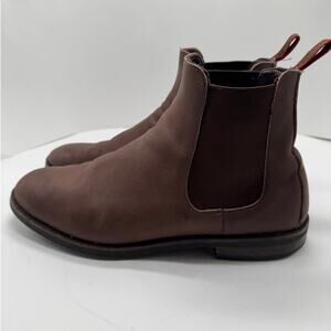 Allen Edmonds Liverpool Chelsea Boot Mens 9.5 Brown Leather